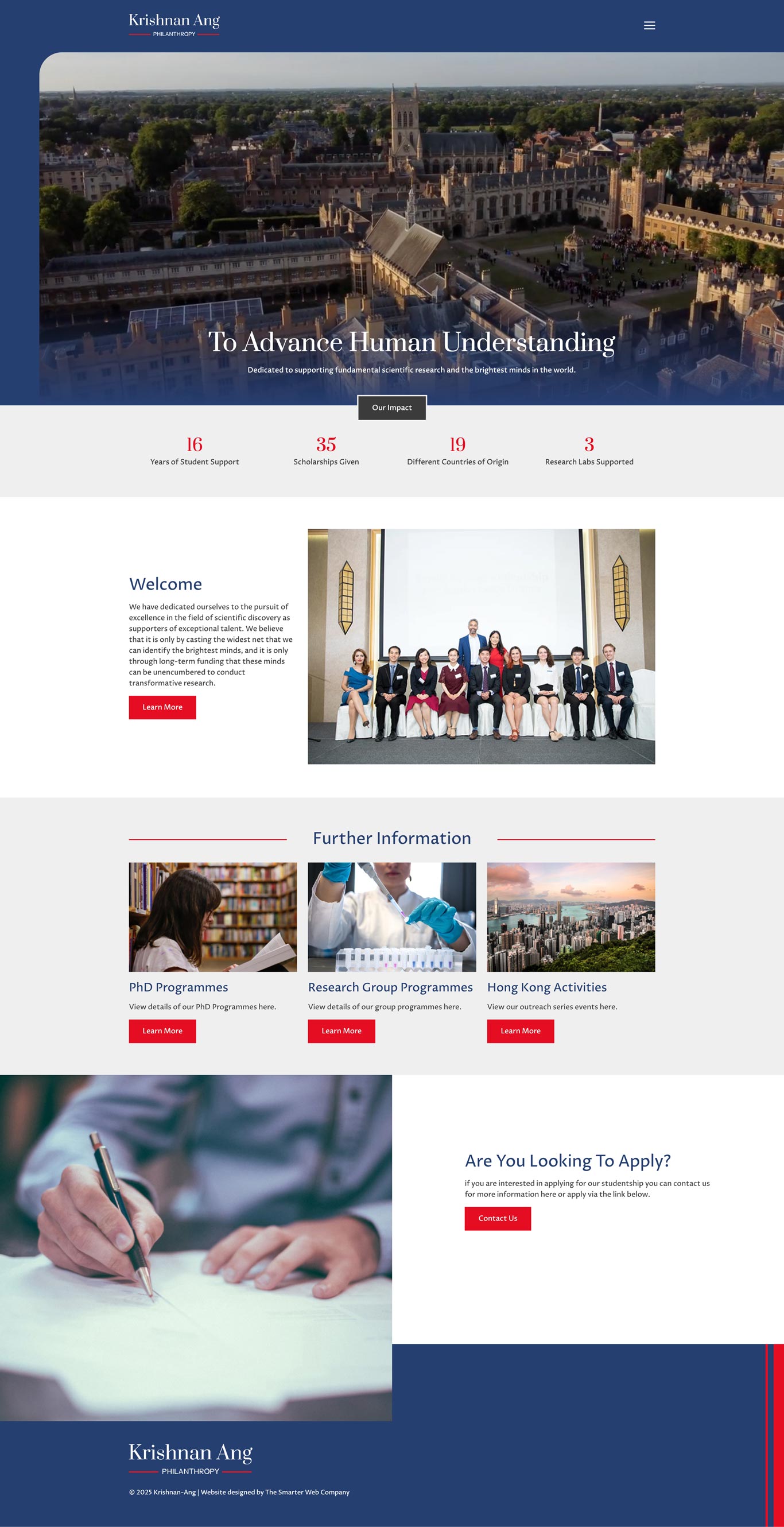 Krishnan Ang Philanthropy